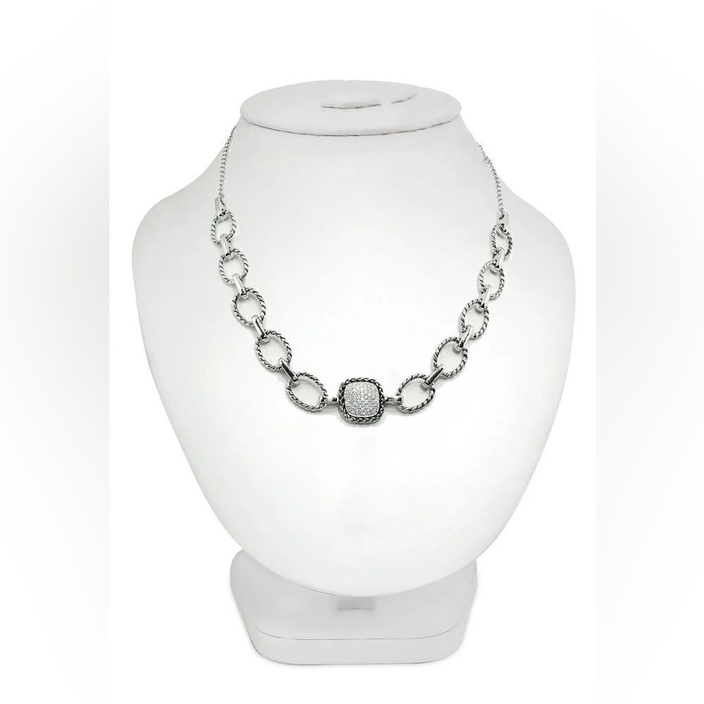 GianiโBerniniโSterlingโSilverย NecklaceโwithโCubicโZirconia,โFineโJewelry,โNWTโ
